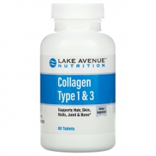  Lake Avenue Nutrition Collagen Type 1&3 60 