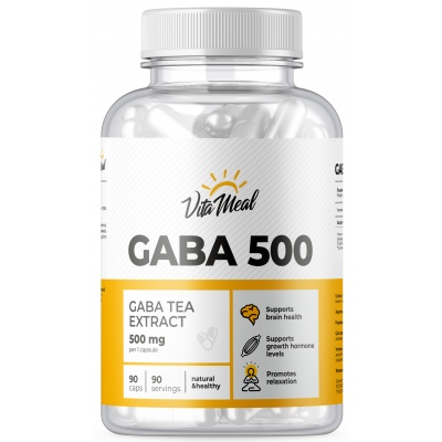 Аминокислота VitaMeal GABA 500 мг 90 капсул